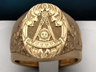 Past Master ring engraved